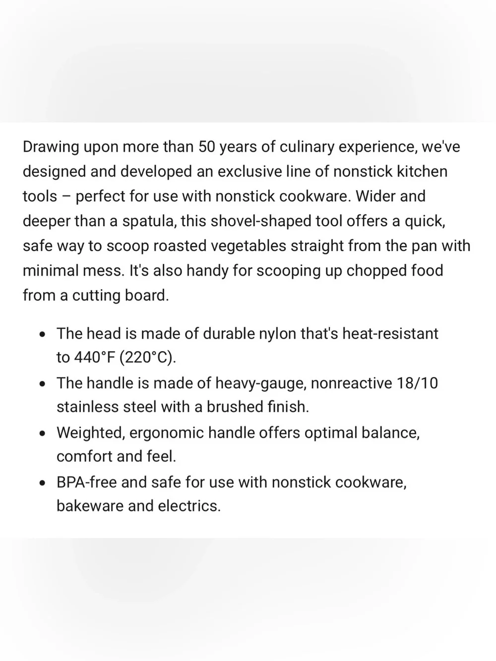 Williams Sonoma Signature Nonstick Roasting Scoop